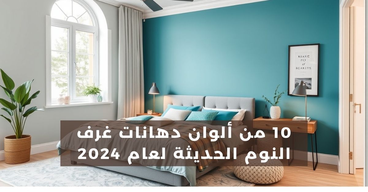 ألوان دهانات غرف النوم الحديثة لعام 2024 بالصور